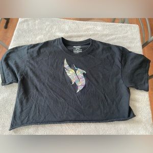 Illenium Band Tee Crop Top Size Large